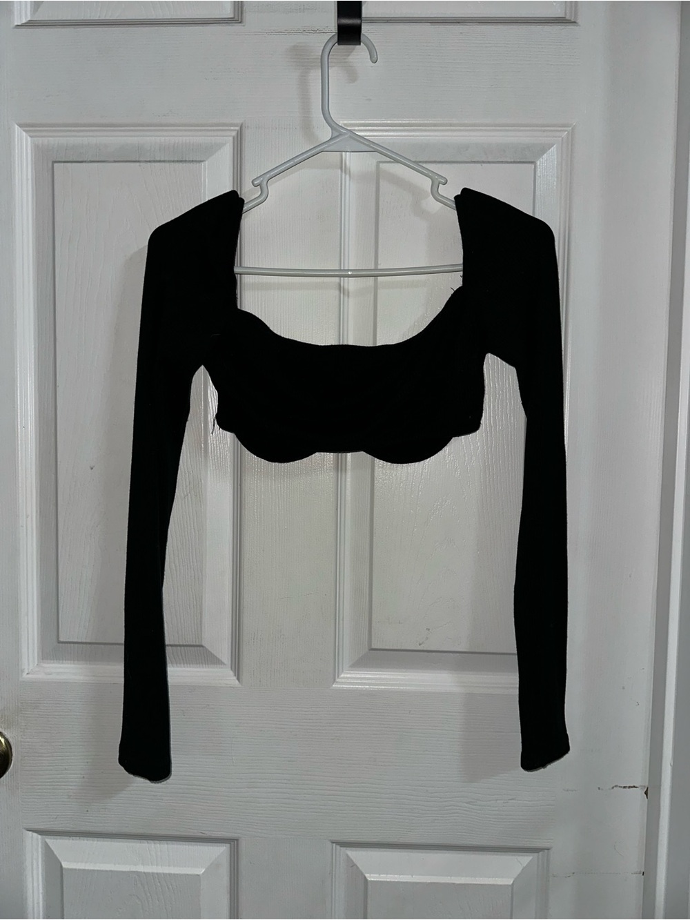 SHEIN Black Crop Top Size Small
